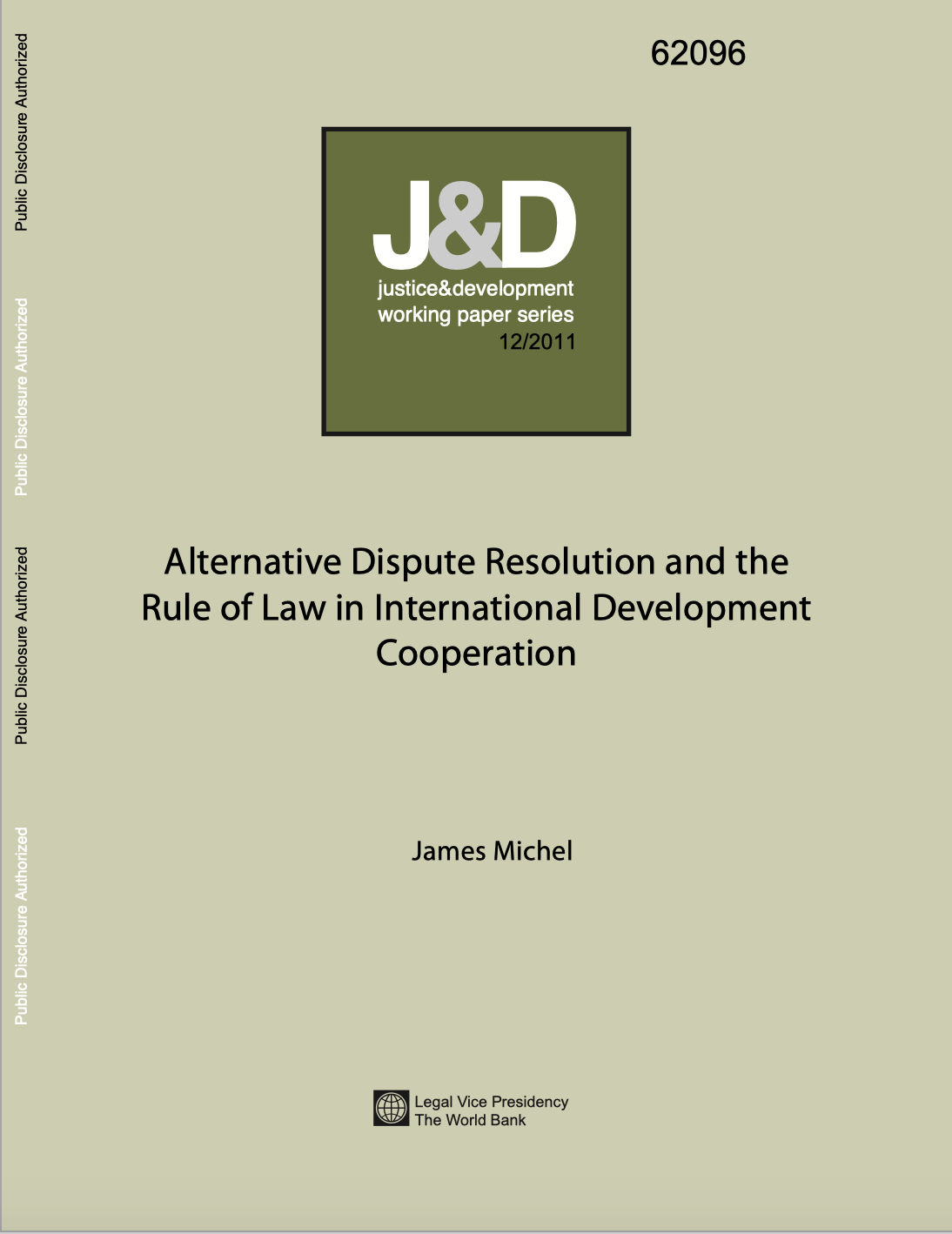 Alternative Dispute Resolution And The Rule Of Law In International Development Cooperation